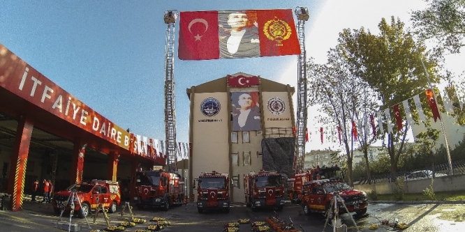 Büyükşehir itfaiyesine yeni araç ve ekipman