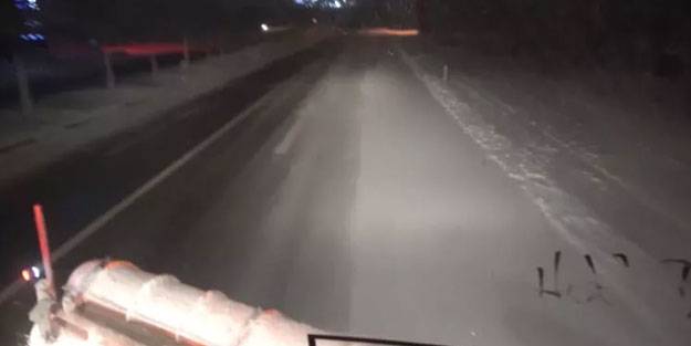 43 ilin geçiş güzergahında kar etkili oldu