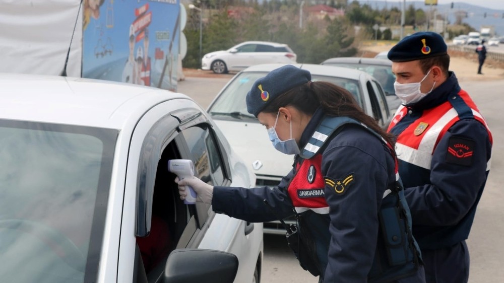 43 ilin geçiş güzergahında ’korona virüs’ denetimi 