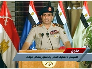 Darbeci general Abdulfettah es-Sisi Mursi tarafından göreve getirilmişti