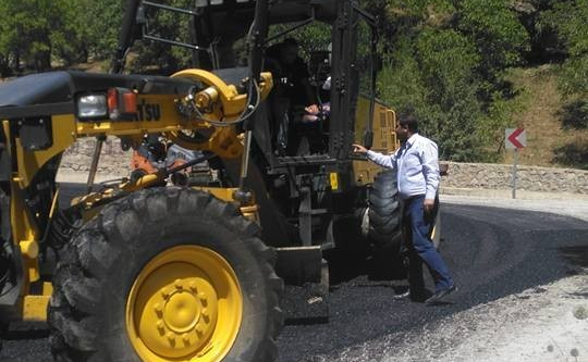 Bahçesaray’da asfalt çalışmaları