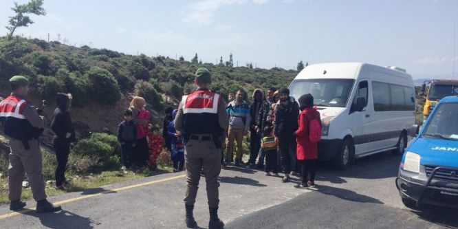 22 göçmen yakalandı