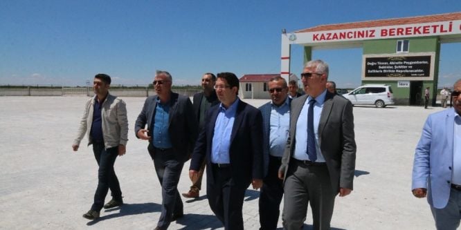 Başkan Yazgı, Aksaray Ticaret Borsası ve canlı hayvan pazarını ziyaret etti