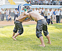 Pehlivanlar Er Meydanı’nda