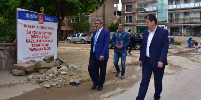 Nazilli’de cadde ve sokaklar yenileniyor
