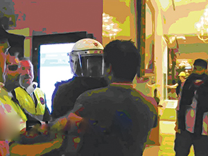 Koç’un güvenlikçileri çapulcuları korumuş