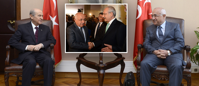 Çiçek muhalefetle görüştü