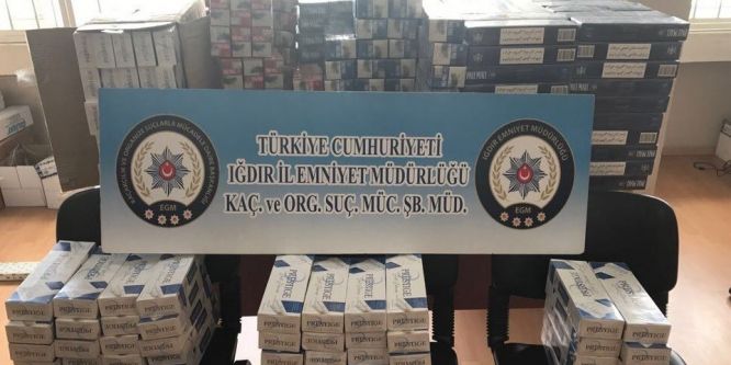 Iğdır’da sigara kaçakçılığı