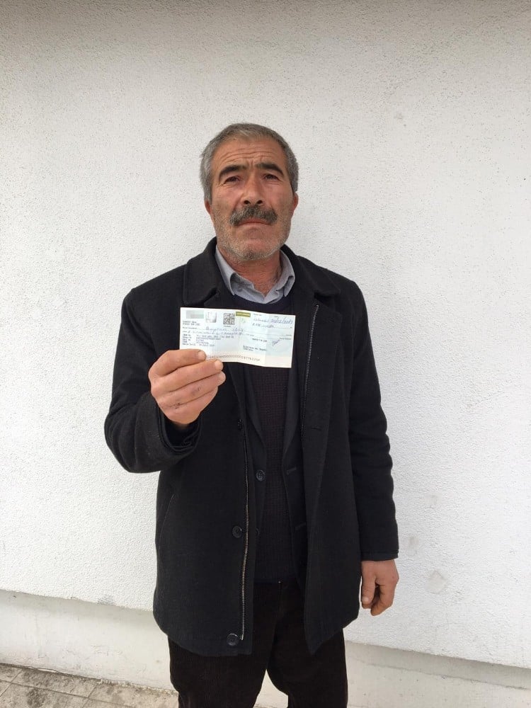 45 ton soğanına karşılık aldığı bir kağıt parçası oldu 