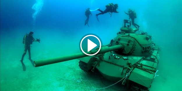 45 tonluk tank işte böyle taşındı!