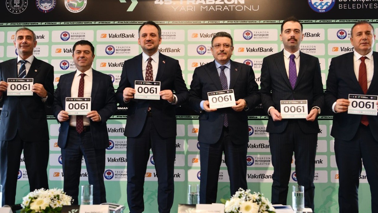 45. Trabzon Yarı Maratonu’nun basın toplantısı yapıldı