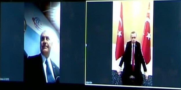 4.5G ile ilk görüşmeyi Erdoğan ve Yıldırım yaptı