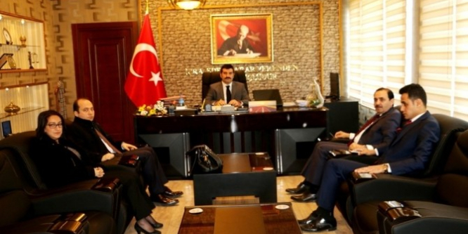 Başsavcı Uğurhan Kuş Kaymakam Yosunkaya’yı ziyaret etti