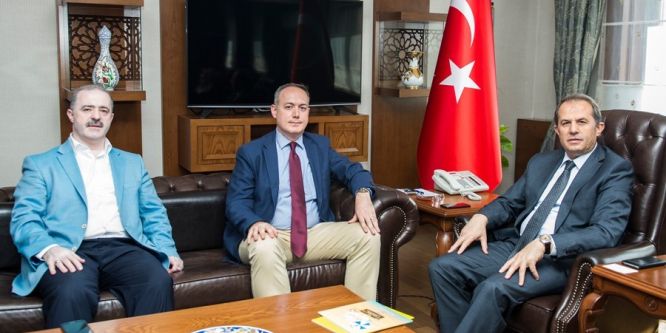 TÜRÇEV heyetinden Vali Taşyapan’a ziyaret
