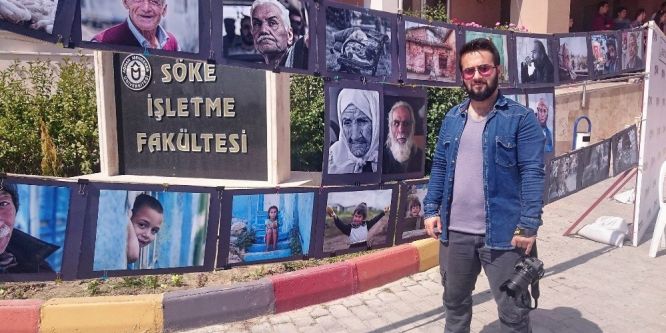 Söke’de üniversite öğrencisinden açık hava fotoğraf sergisi