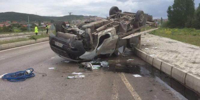 Tavşanlı’da trafik kazası: 1 yaralı