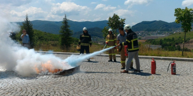Kdz. Ereğli Devlet hastanesinde yangın tatbikatı
