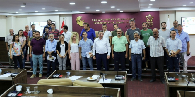 Nazilli Ticaret Odası üyeleri TDK yetkilileriyle buluştu