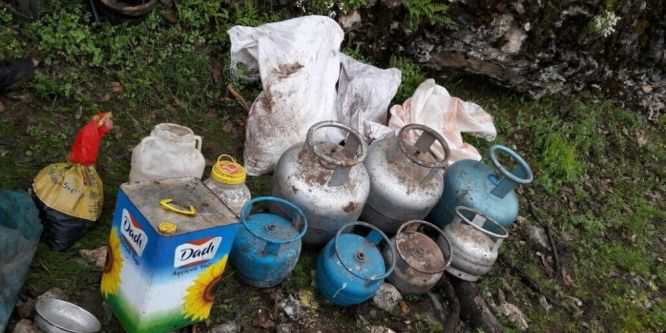 Siirt’te yaşam malzemesi ele geçirildi