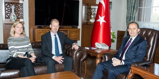 Vali Taşyapan Johannes Zutt’u kabul etti
