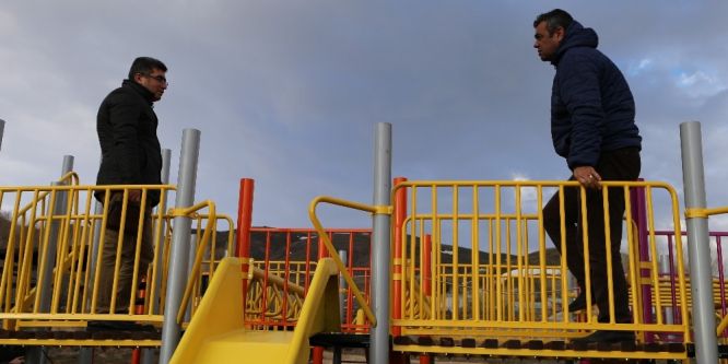 Varto’da park yapımı