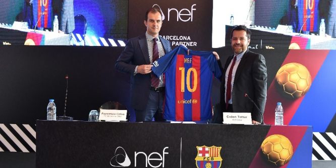 Nef Barcelona’nın yeni sponsoru oldu