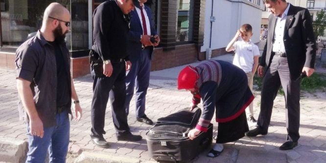 Aksaray’da şüpheli valiz paniği