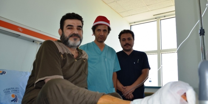 Iraklı hastanın ayağı, kök hücre ile kesilmekten kurtarıldı