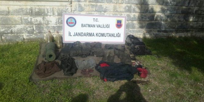 Batman’da PKK’ya ait mühimmat ele geçirildi