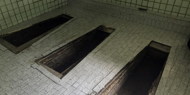 İstanbul’daki yoğun yağışta Beyoğlu’ndaki türbe sular altında kaldı