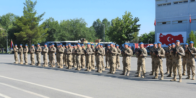 48 komando Suriye'ye dualarla uğurlandı