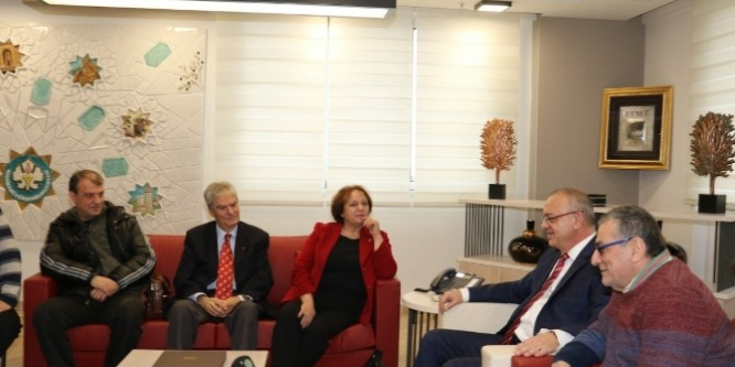 Başkan Cengiz Ergün, İzmir Gazeteciler Cemiyeti’ni ağırladı
