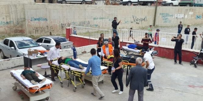 Baykan’da afet tatbikatı düzenlendi