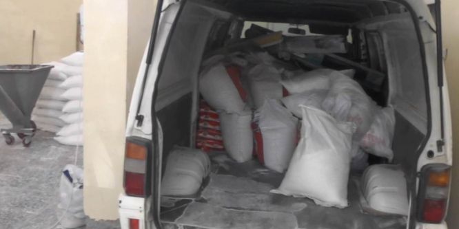Gaziantep’te çok miktarda taklit temizlik ürünü ele geçirildi