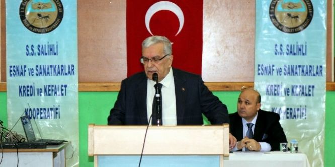 Manisa Salihli esnaf kefalet mali kongresini yaptı