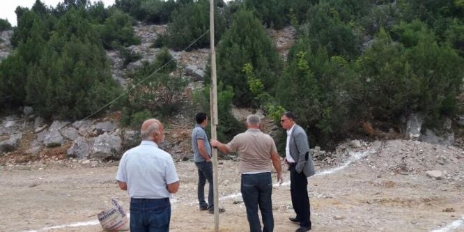 Başkan Duymuş çalışmaları yerinde inceledi