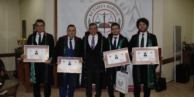 Kütahya Barosu’na 4 yeni avukat