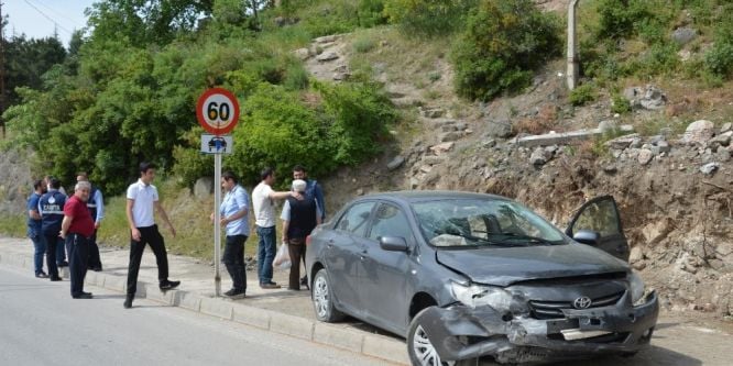 Niksar’da trafik kazası: 1 yaralı