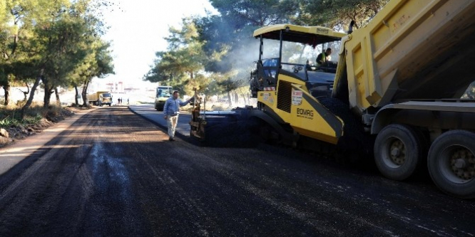 Kepez Kirişçiler Yolu’na 10 bin ton asfalt dökülüyor
