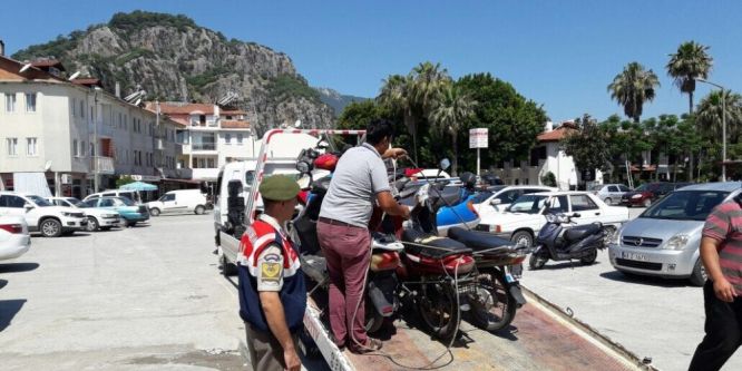 Ortaca’da jandarmadan motosiklet uygulaması