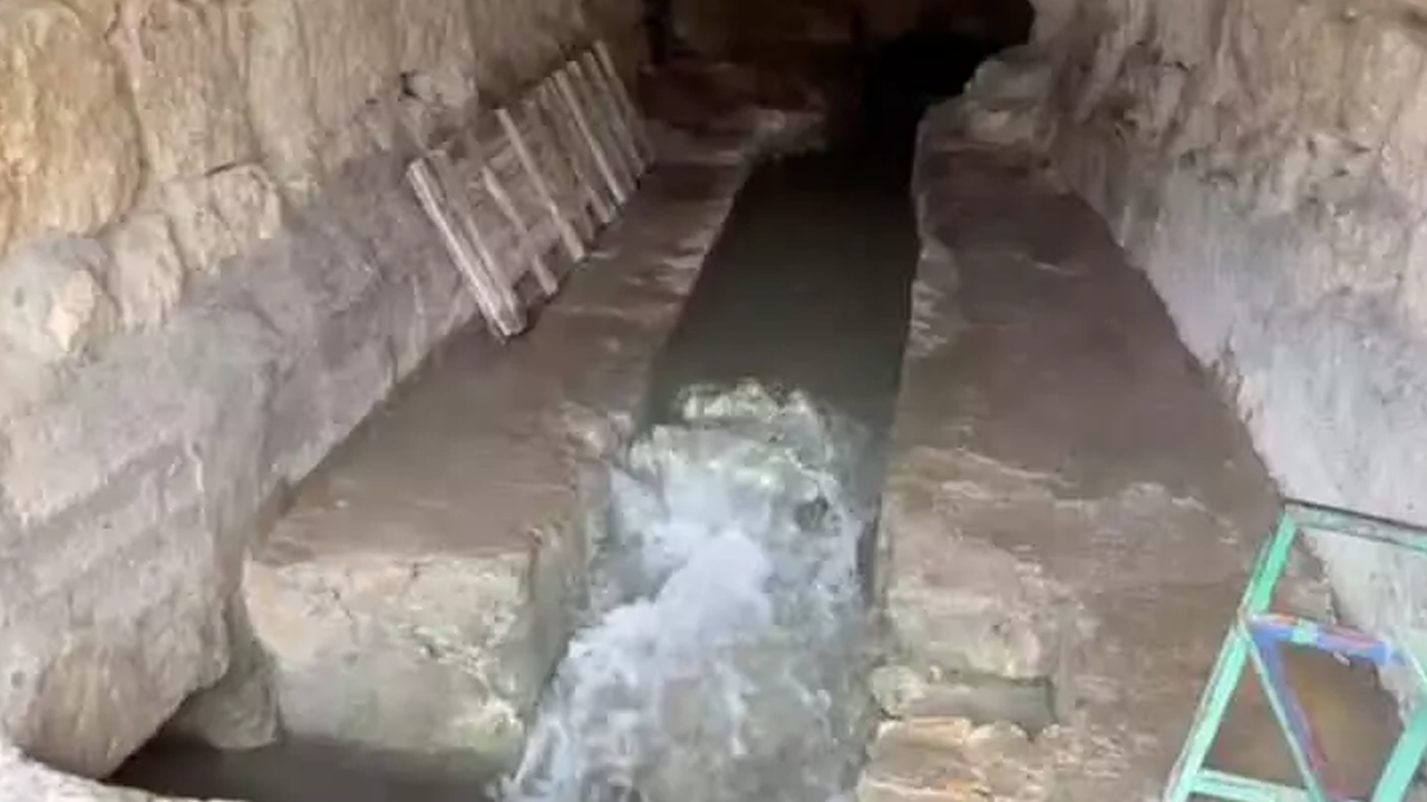 4’üncü Murat’ın yaptırdığı caminin altındaki su yeniden akmaya başladı