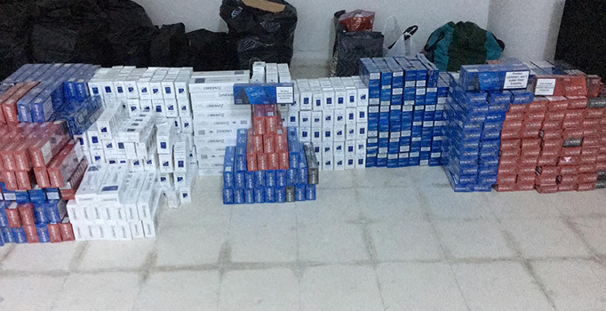 5 bin 200 paket kaçak sigara ele geçirildi