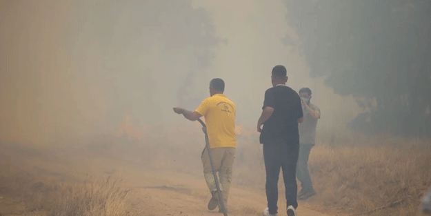5 helikopter, 2 uçak ve 70 personel... Korkutan orman yangını