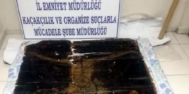5 milyon TL'lik tarihi eserle yakalanan şüpheli serbest