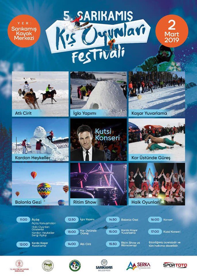 5. Sarıkamış Kış Oyunları Festivali'ne doğru çalışmalar bütün hızıyla devam ediyor