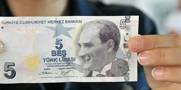 5 TL'lik banknotlarda değişiklik