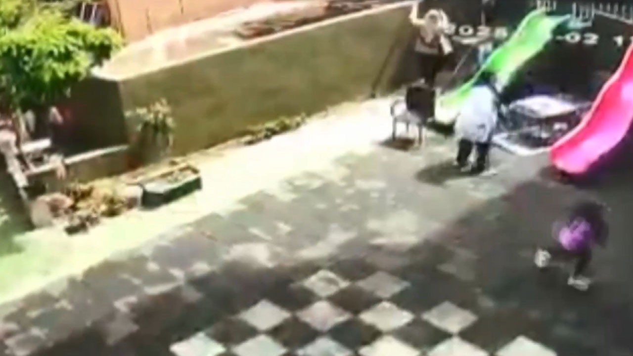 5 yaşındaki çocuk inşaat alanına düştü! Kreşte dehşet anları