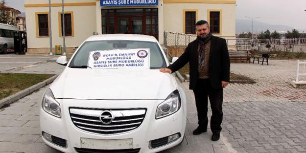 5 yıl önce çalınan otomobili bulundu