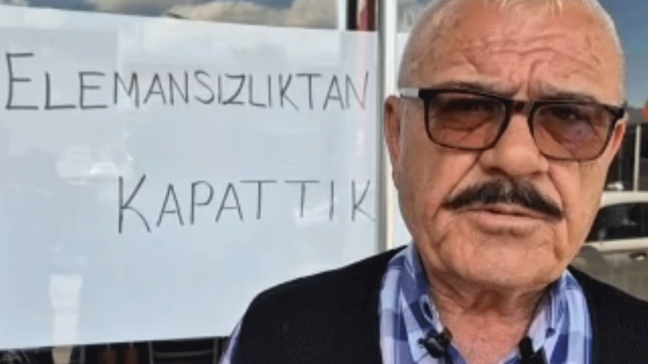 50 bin liraya eleman bulamadı, dükkanı kapattı!