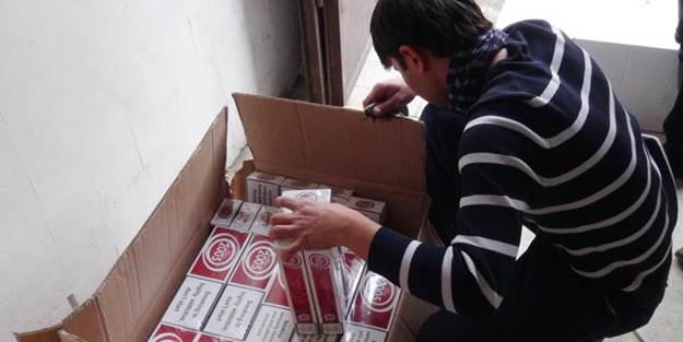 50 bin paket sigara ele geçirildi
